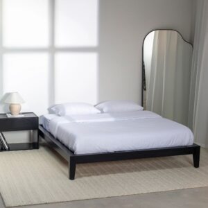 Yume Black Joinery Wood Platform Bed