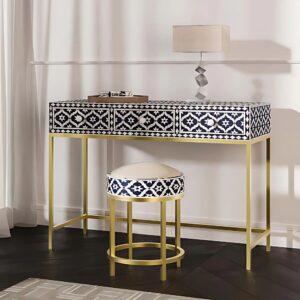 Inlay Console Table With 3 Drawer Furniture
