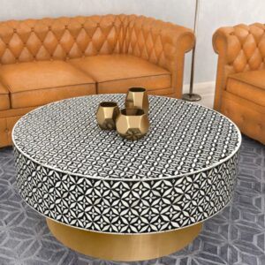 Handmade Jodhpuri Inlay Coffee Table