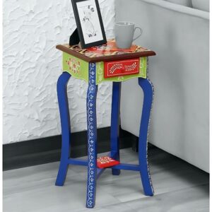 Wooden Handpainted Side Table