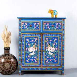 Wooden Handpainted Cabinet