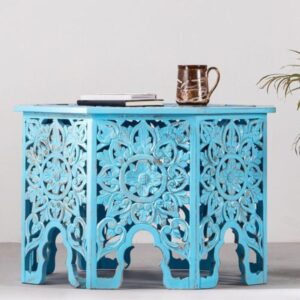 Omia Wooden Carved Coffee Table