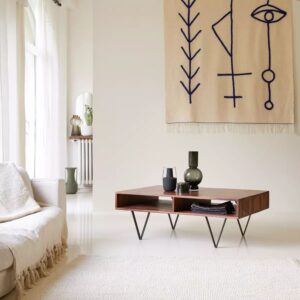 Solid wood coffee table