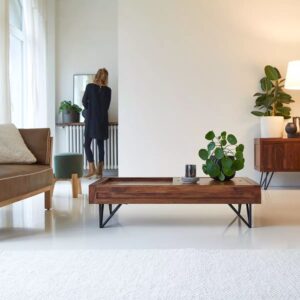 Solid wood coffee table