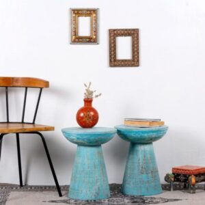 Wooden Rustic Side Table