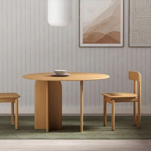 Wooden Mango Wood Round Dining Table