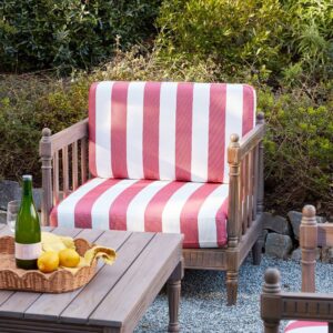 Wooden Carved Outdoor Club Chair