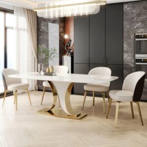 Modern White Modern Dining Set