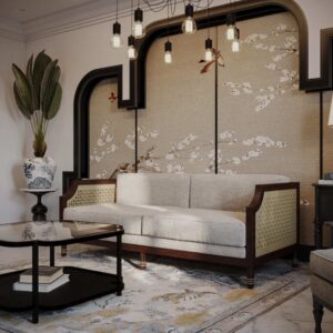 Wooden Handcrafted Carving Sofa