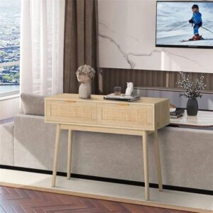 Mango Finish Console Table Furniture