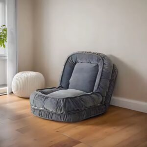 Wooden Artistic Floor Sofa Bed