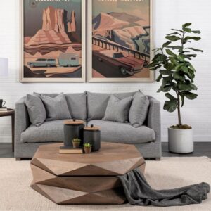 Handcrafted Mango Solid Wood Coffee Table