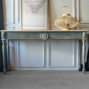 Wooden Carved Design Console Table