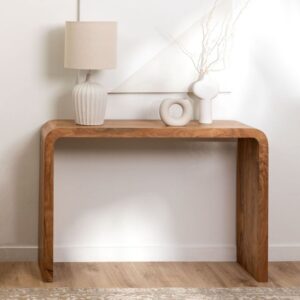Handmade Design Console Table Natural Finish