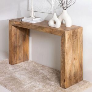 Handmade Design Console Table Natural Finish