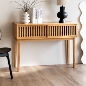 Handmade Design Console Table Natural Finish