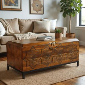 Handcrafted Mango Wood Coffee Table
