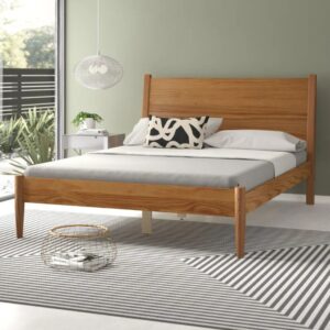 Handcrafted Solid Wood Platform Bed