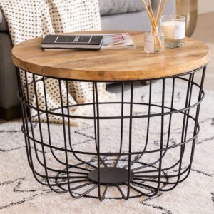 Wooden Top Coffee Table