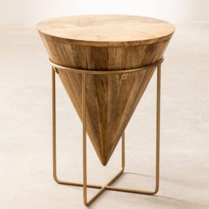 Wooden Coffee Table Conical