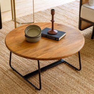 Wooden Top Coffee Table