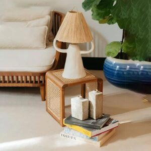 WoodenArtistic Modern U Side Table