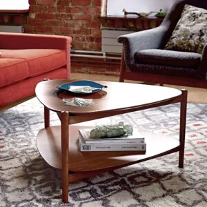 Wooden Modern 3 Leg Coffee Table