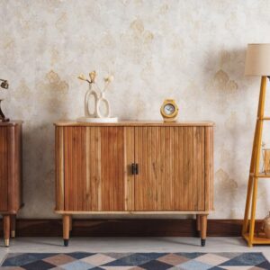 Wooden Artistic  2 Door Sideboard Furniture