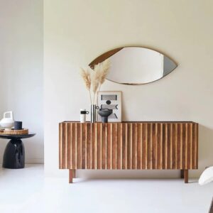 Wooden Artistic  2 Door Sideboard Furniture