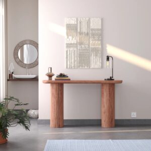 Wooden Handcrafted Console for Living Room Furniture