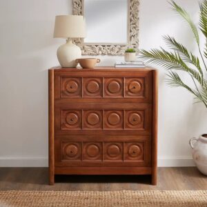 Wooden Artistic Chest of 9 Drawer Furniture